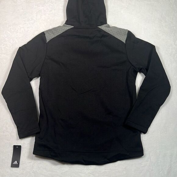 ADIDAS GOLF Tech Fleece Drawstring‎ casual black Hoodie pullover NWT Men large - Picture 7 of 7